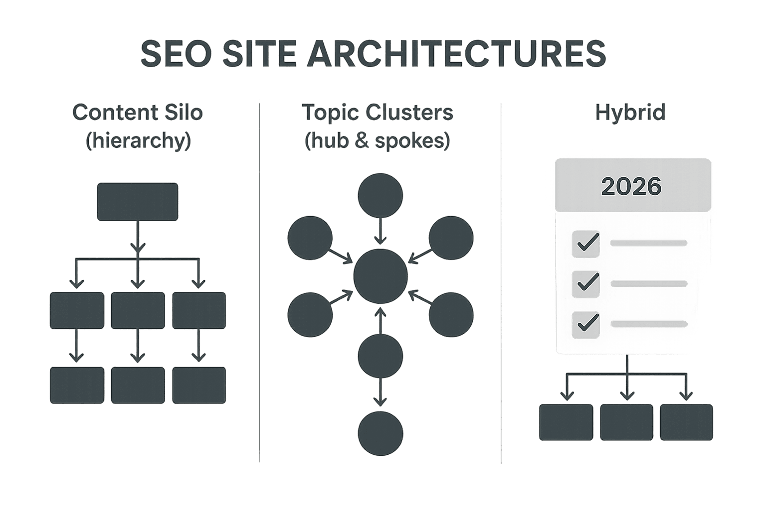 Cover Image for Topic Clusters vs Silos for SEO Strategy and Content